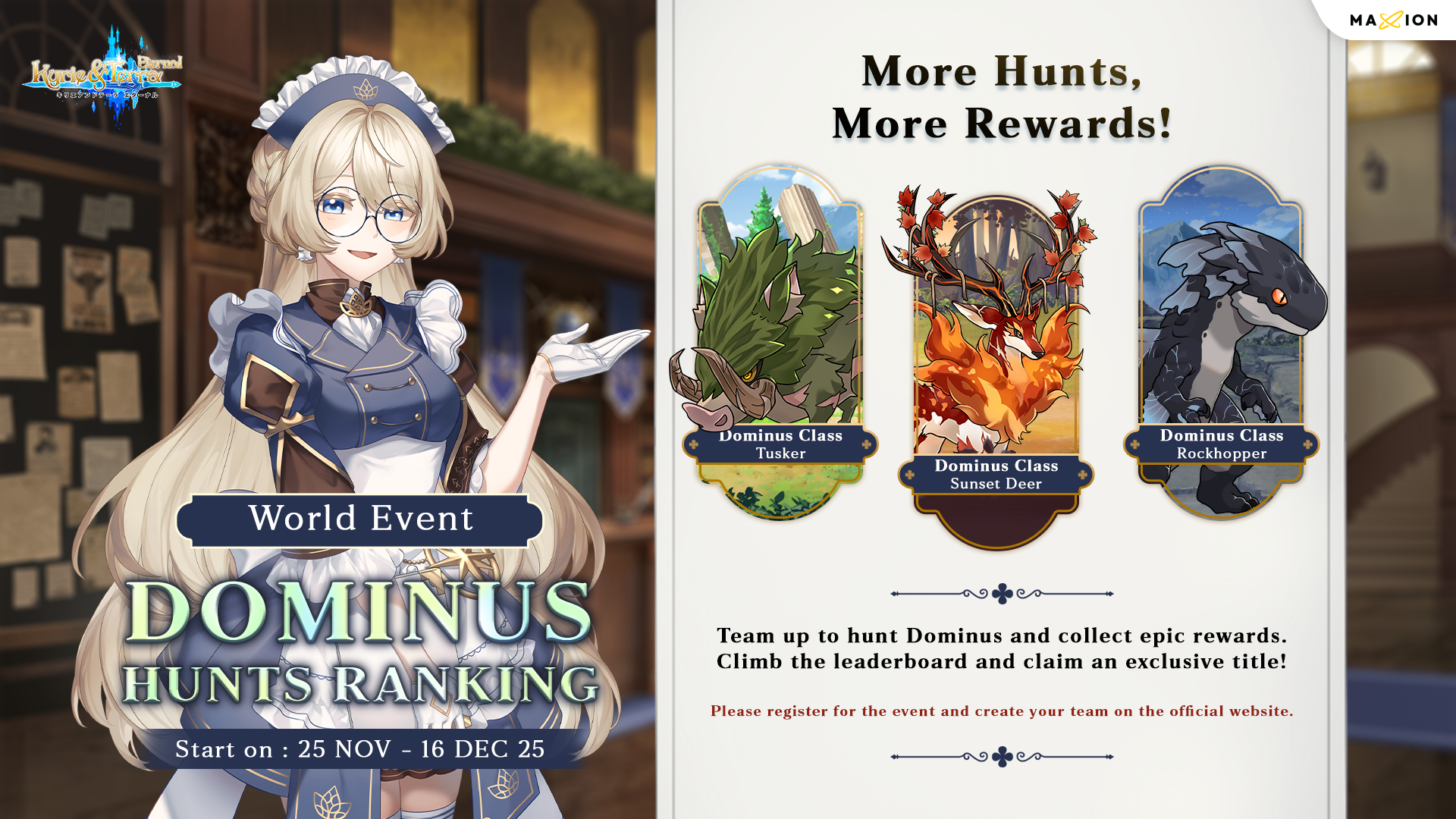 [Event] Dominus Hunts Ranking