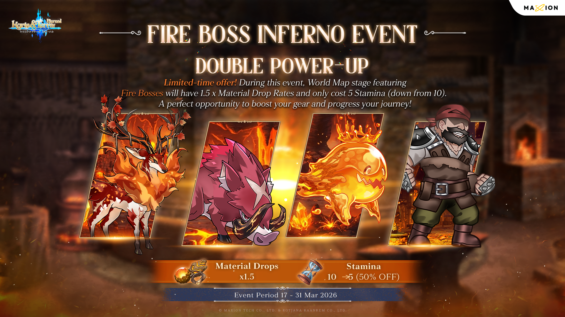 🔥 Fire Boss Inferno Event – Double Power Up! 🔥